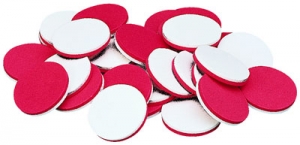 Foam Two Colour Counters, Red/yellow, Set Of 200